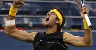 Del Potro into semis, Nadal, Gonzalez rained off